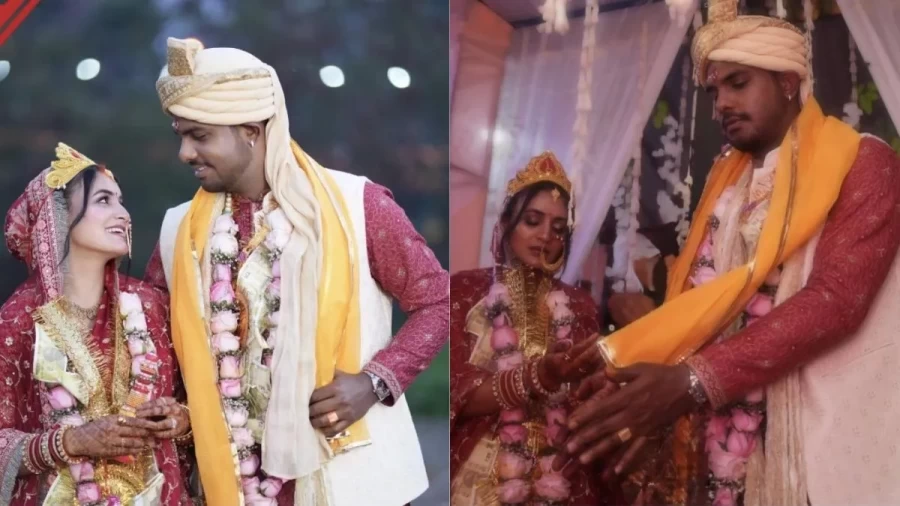 आरसीबी गेंदबाज यश दयाल और श्वेता पुंडीर नोएडा में परिणय सूत्र में बंधे