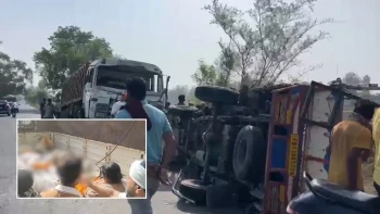 Ferozepur Road Accident: 9 Killed as Pickup Collides with Trailer in Punjab