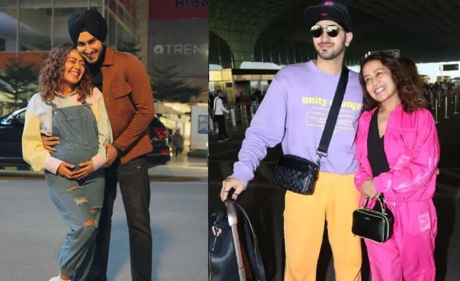 प्रेग्नेंसी की खबर के बाद मुंबई एयरपोर्ट पर रोहनप्रीत के साथ पहली बार हुई स्पॉट, VIDEO VIRAL