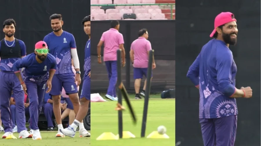 फील्डिंग के मामले में नहीं है 'सर' जडेजा का कोई तोड़, RR के ट्रेनिंग कैंप का वीडियो हुआ वायरल