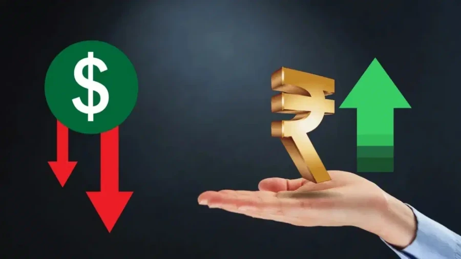 Indian Rupee Recovers Sharply: Gains 41 Paise Against Dollar Amid Global Cues