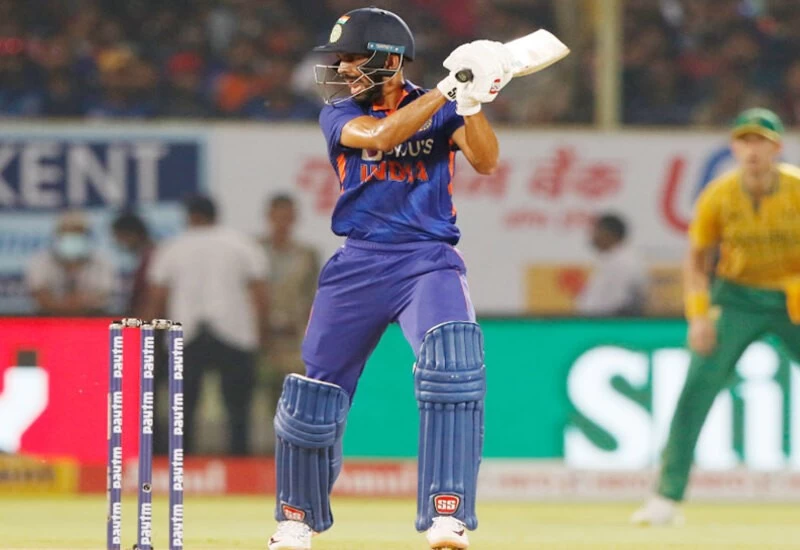 Ruturaj gaikwad hit half century against south africa 3rd t20 ishan kishan Anrich Nortje 5 fours