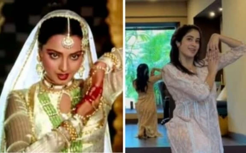 Jhanvi's dance video went viral, danced on the song of Rekha