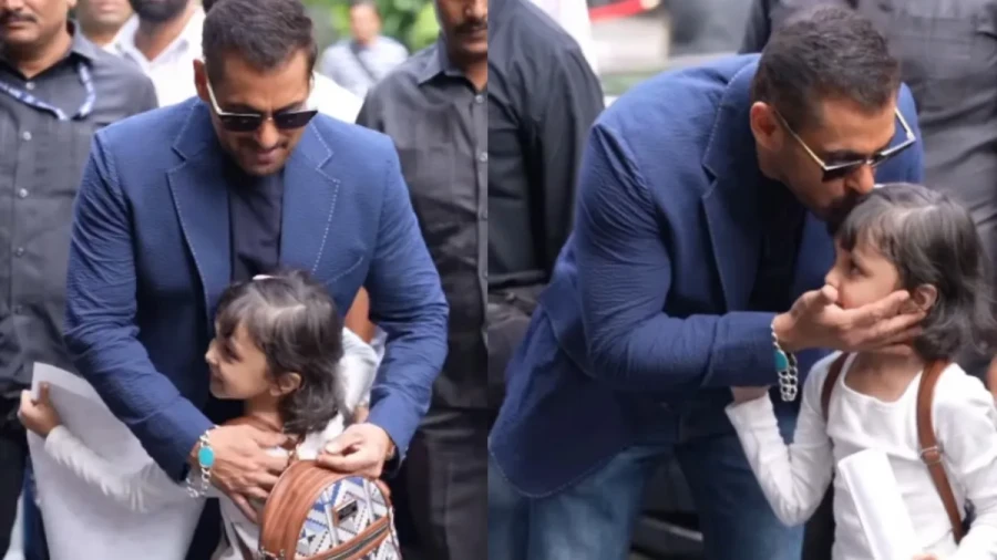 सलमान खान ने टाइट सिक्योरिटी के बीच नन्ही फैन को लगाया गले, वीडियो वायरल होते ही फैंस ने लुटाया प्यार