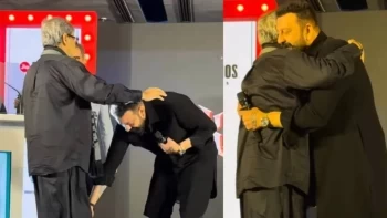 संजय दत्त ने छुए सुभाष घई के पैर: 'खलनायक रिटर्न्स' का ऐलान, भावुक हुए संजू बाबा