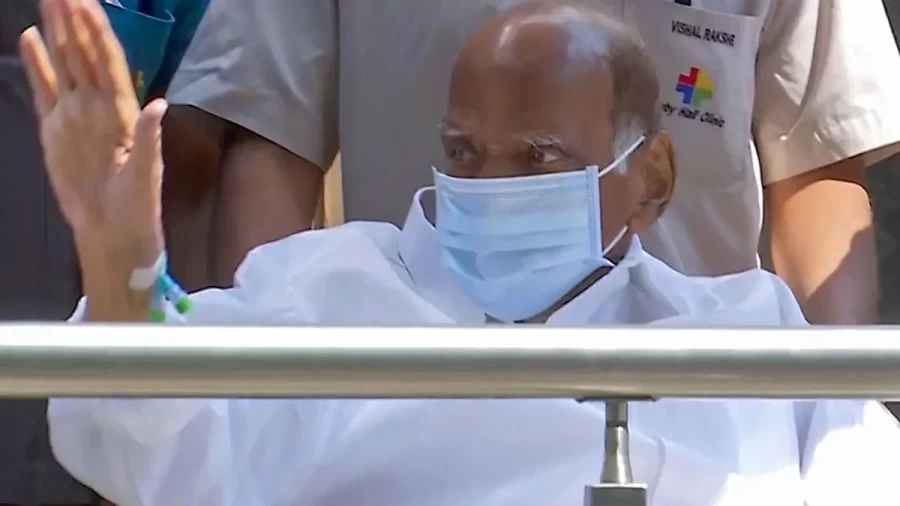 Sharad Pawar Hospitalized in Pune Due to Mild Dehydration, Condition Stable