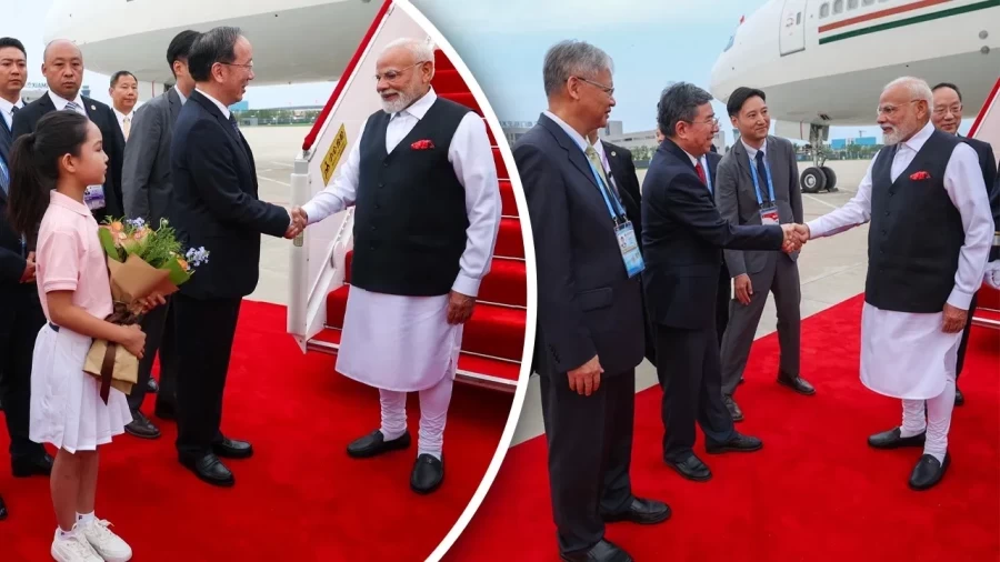 PM Modi reached China after 7 years, will attend SCO summit
