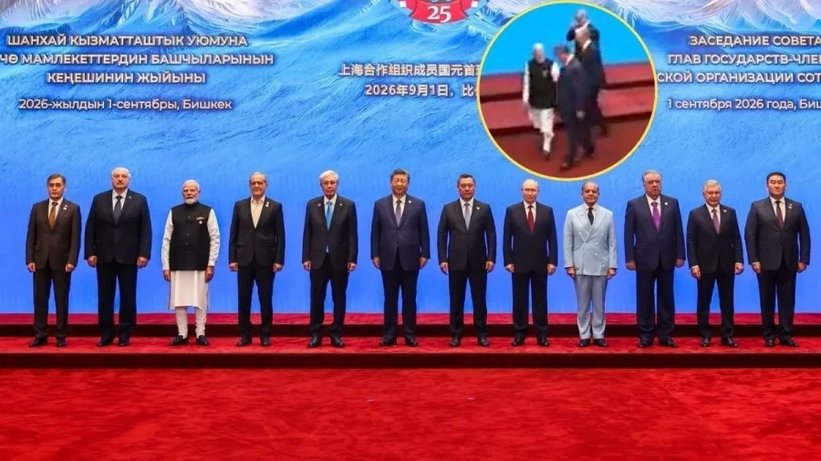 SCO समिट में पीएम मोदी और शी जिनपिंग के बीच हुई बातचीत, बिश्केक से सामने आया वीडियो