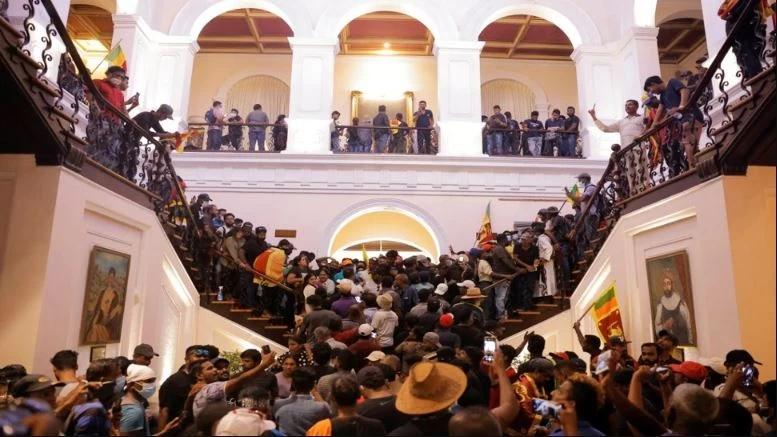 Gotabaya Rajapaksas house occupied by protesters new president may become speaker in Sri Lanka