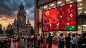 शेयर बाजार में कोहराम: 9 दिग्गज कंपनियों के डूबे 3.12 लाख करोड़, रिलायंस को भारी चोट