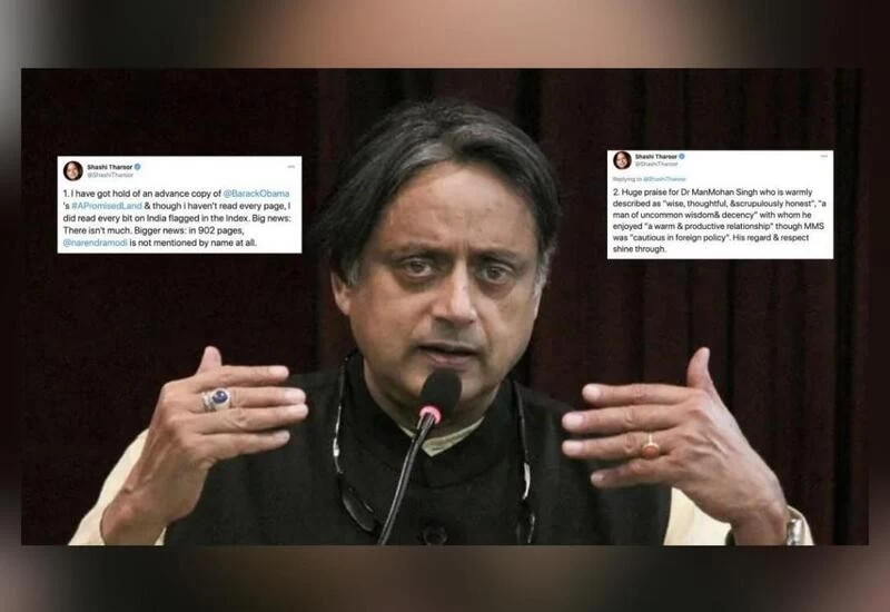 Obama praised Manmohan Singh in book, didn't mention PM Modi: Tharoor