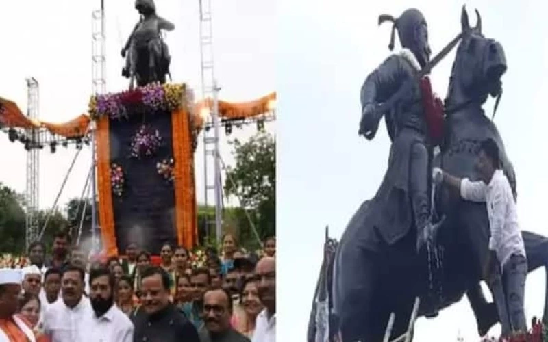 Fierce on Shivaji Maharaj, CM Shinde unveiled, NCP 'purification'