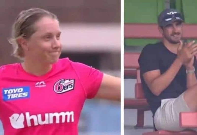 पत्नी एलिसा की ताबड़तोड़ सेंचुरी, पति स्टार्क का रिऐक्शन वायरल- Video