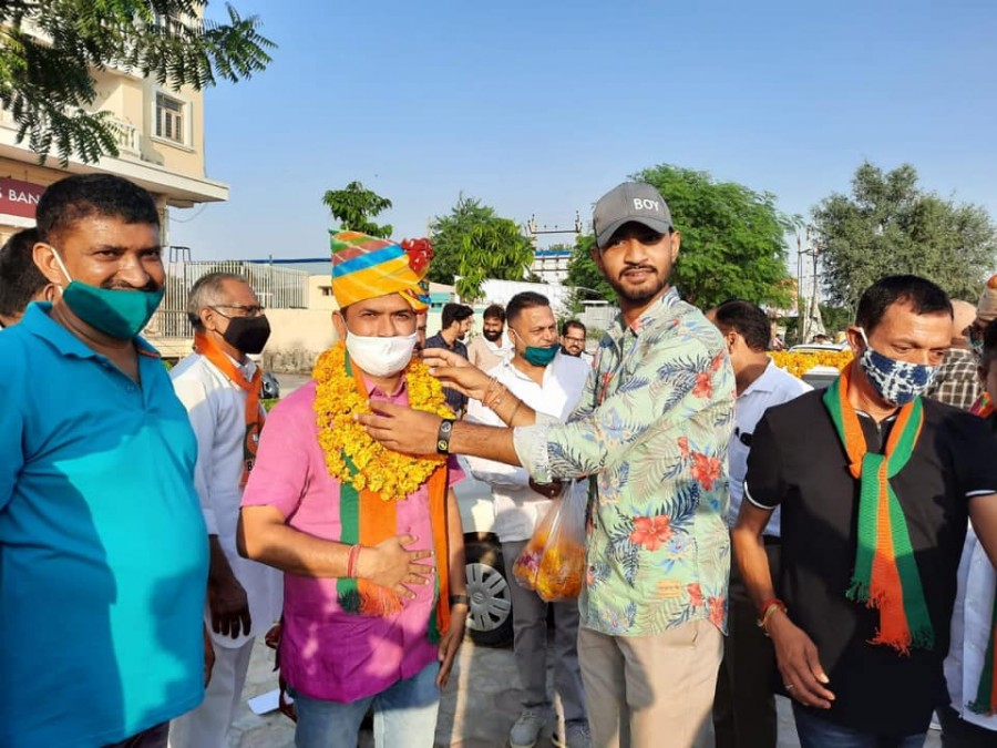 भाजपा के प्रदेश मंत्री श्रवणसिंह बगड़ी का जगह—जगह अभिनंदन