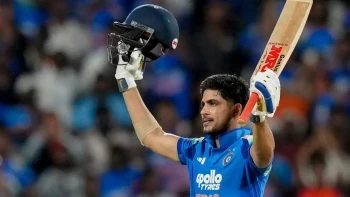 Shubman Gill Smashes Career Fastest Century Against West Indies In Guwahati