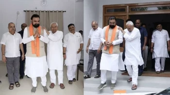 सीएम सम्राट चौधरी ने नीतीश कुमार से की मुलाकात: विकास कार्यों और तिरंगा यात्रा पर हुई चर्चा