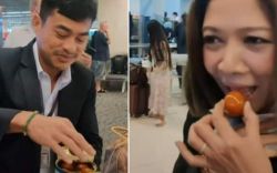 Man distributed gulab jamun on fuket airport goes viral