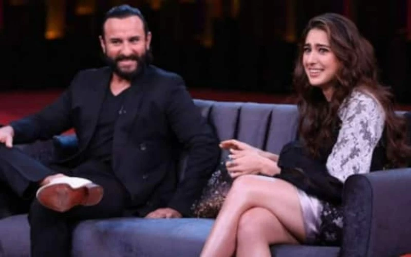 Sara ali khan reveal father saif ali khan only like her movies which is not remaking one of his