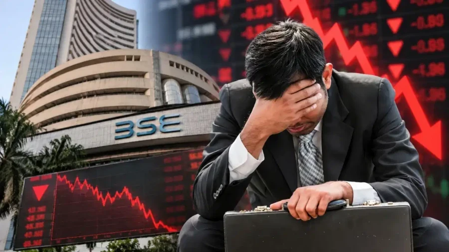Indian Stock Market Crash: Sensex Below 72000, Investors Lose 6 Lakh Crore