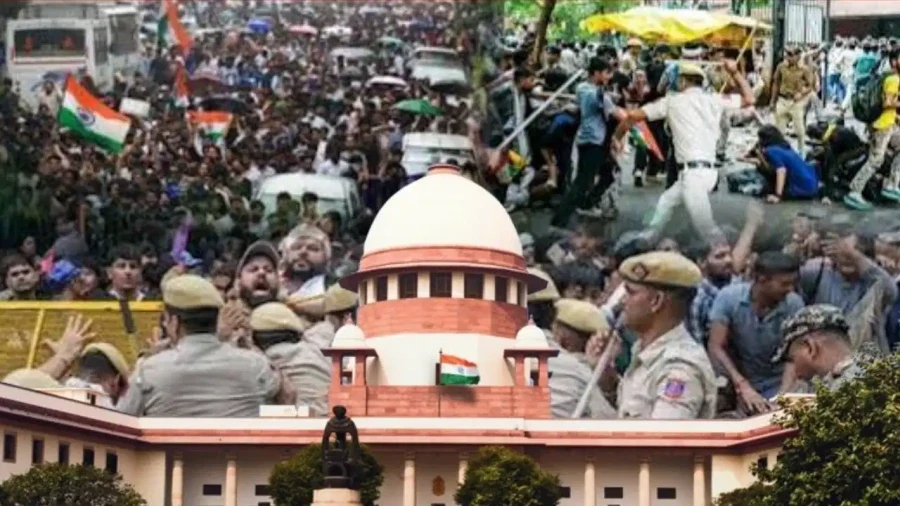 CJP प्रोटेस्ट में 14 साल की लड़की पर FIR पर सुप्रीम कोर्ट सख्त, UP और दिल्ली सरकार को नोटिस