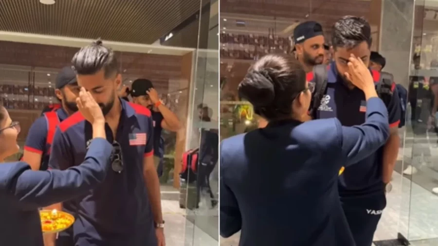 T20 World Cup 2026: USA Team Arrives in India, Players Welcomed with Tilak