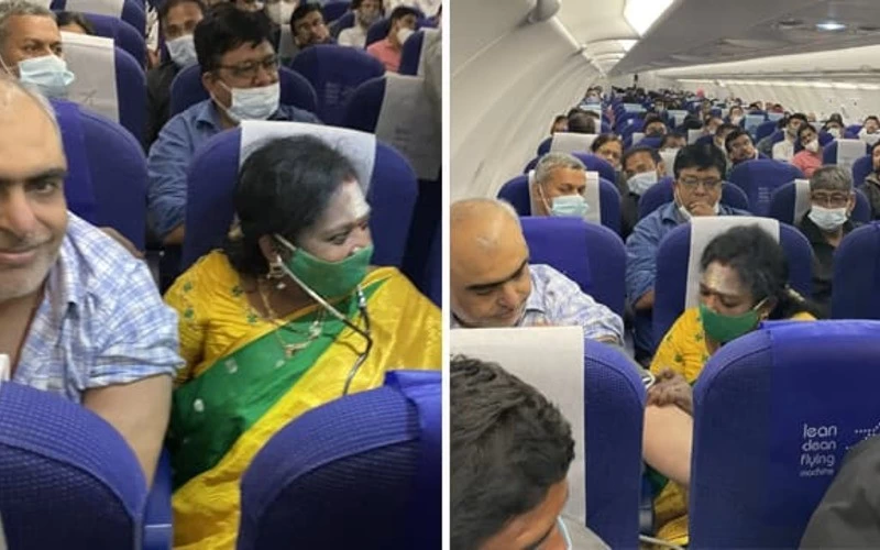 बीच आसमान में थमने लगी सांसें, तेलंगाना के गवर्नर ने दिया नया जीवन