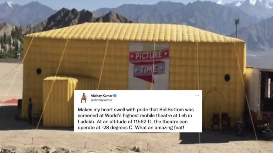 Akshay Kumar's 'Bell Bottom' screened at world's highest mobile theatre in Ladakh