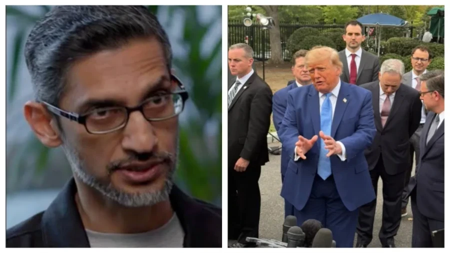 Donald Trump Calls Google CEO Sundar Pichai a Monster During White House Meeting