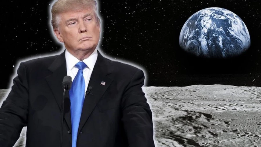 Donald Trump Claims The Moon Is Ours And Proposes New America Name