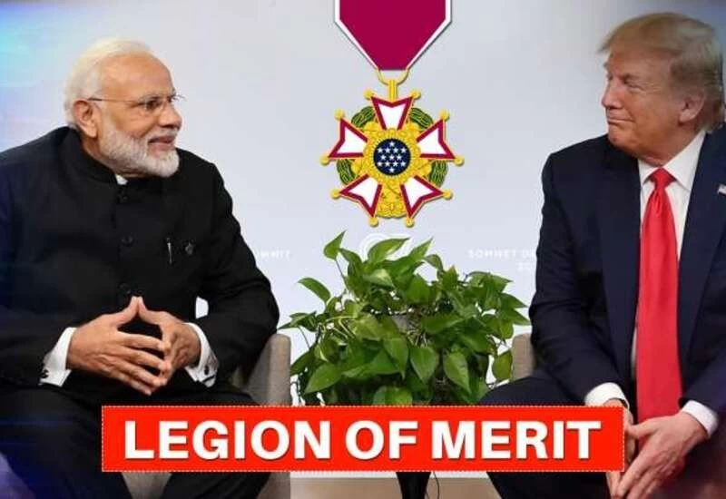 Trump presents 'Legion of Merit' to PM Modi for elevating India-US ties