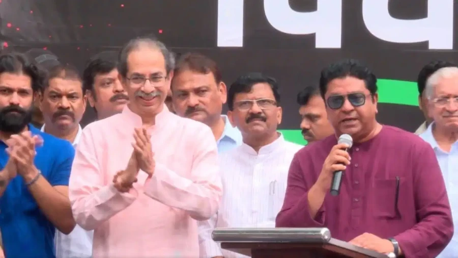 Thackeray Brothers Lead Massive Mumbai Rally: Gen-Z Power Challenges Government Over NEET Leak