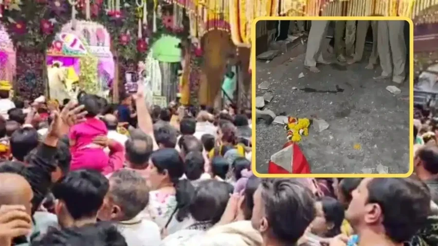 Major Accident Near Banke Bihari Temple In Mathura As Balcony Collapses On Devotees