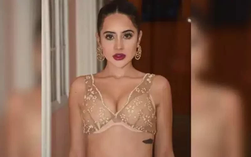 Urfi Javed again trolled she posed in a nude color outfit
