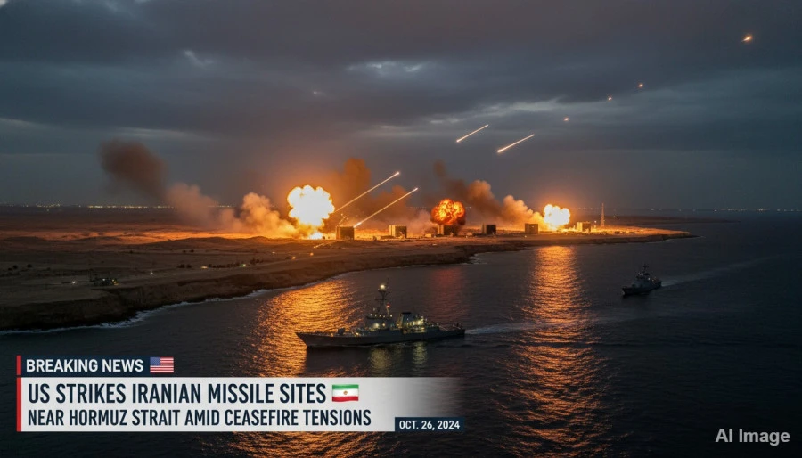 The US has once again attacked Iran, targeting missile launch sites and mine-laying boats