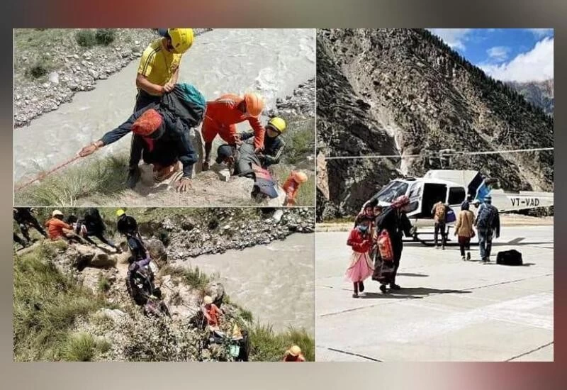 Over 200 people rescued after landslide in Uttarakhand's Chamoli