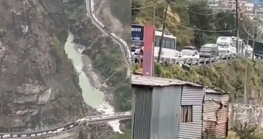 Hill Stations Paralyzed by Traffic: Massive Jams in Manali, Mussoorie, and Joshimath
