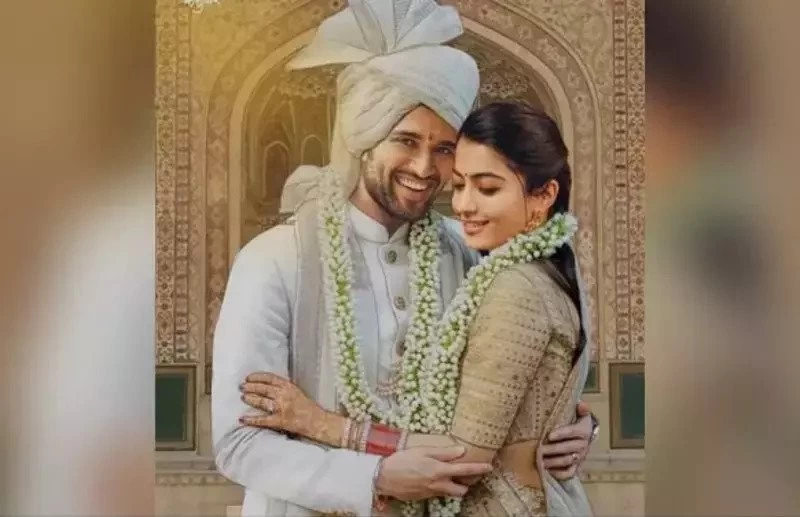 Rashmika Mandanna Vijay Deverakonda Wedding Photo Viral As Bride And Groom