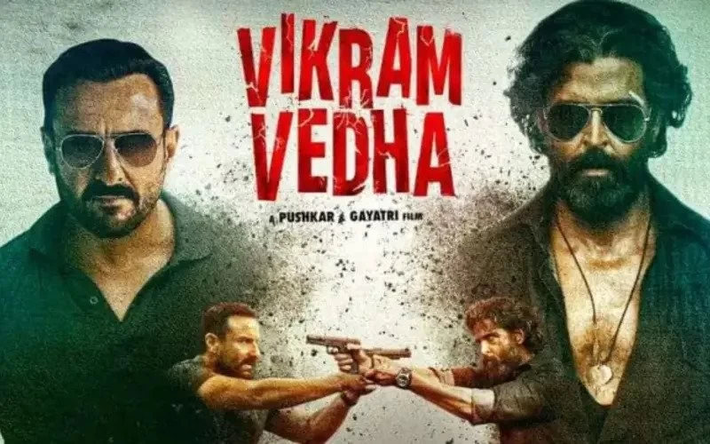 Vikram Vedha box office collection day 8 Hrithik Roshan and Saif Ali Khan film decline