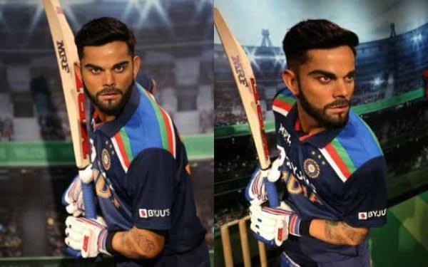 दुबई के मैडम तुसाद में विराट कोहली के नए मोम के पुतले का हुआ अनावरण, तस्वीरें सामने आईं