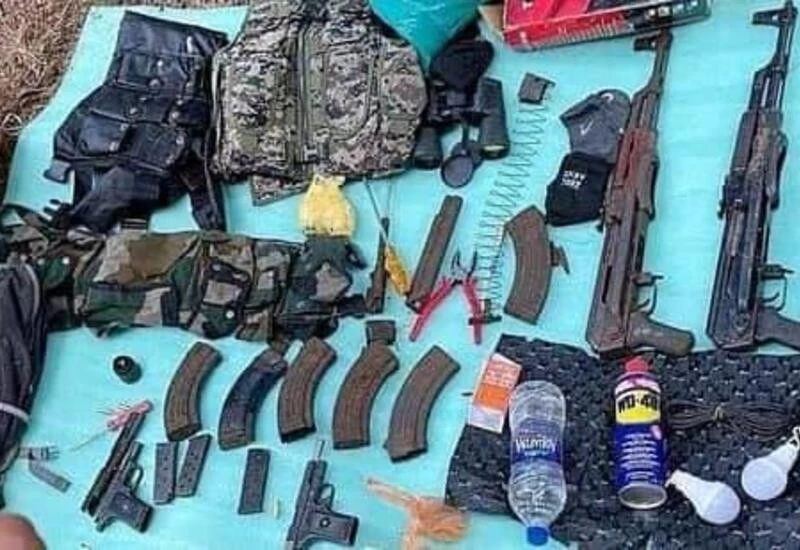 Security forces bust terror hideout in J&K, seize weapons