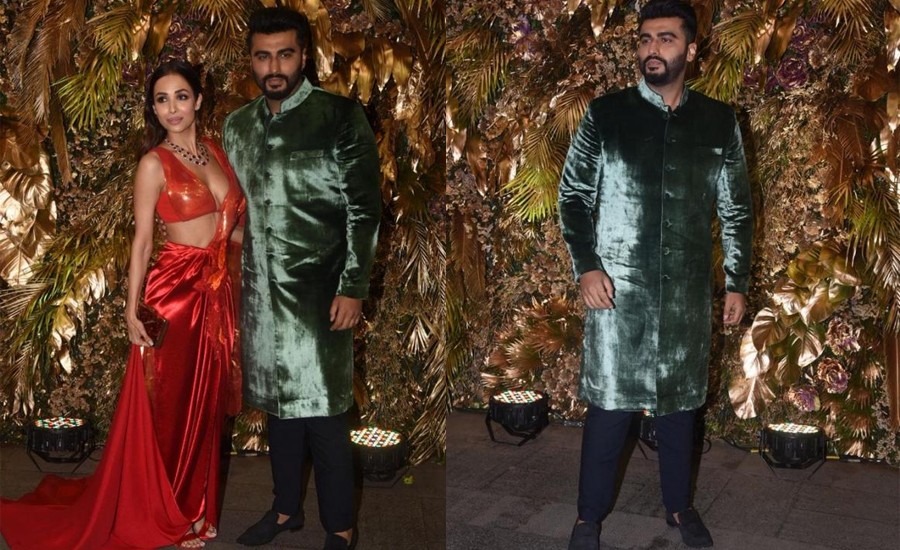 Arjun Kapoor & Malaika Arora Make For A Sizzling Duo At Reception