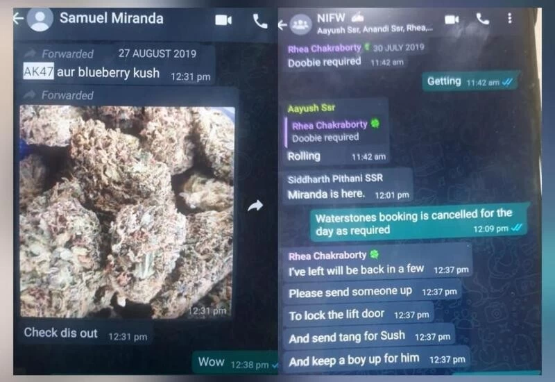 Sushant S Family Shares Chats After Rhea Claims She Stopped Him From Taking Weed