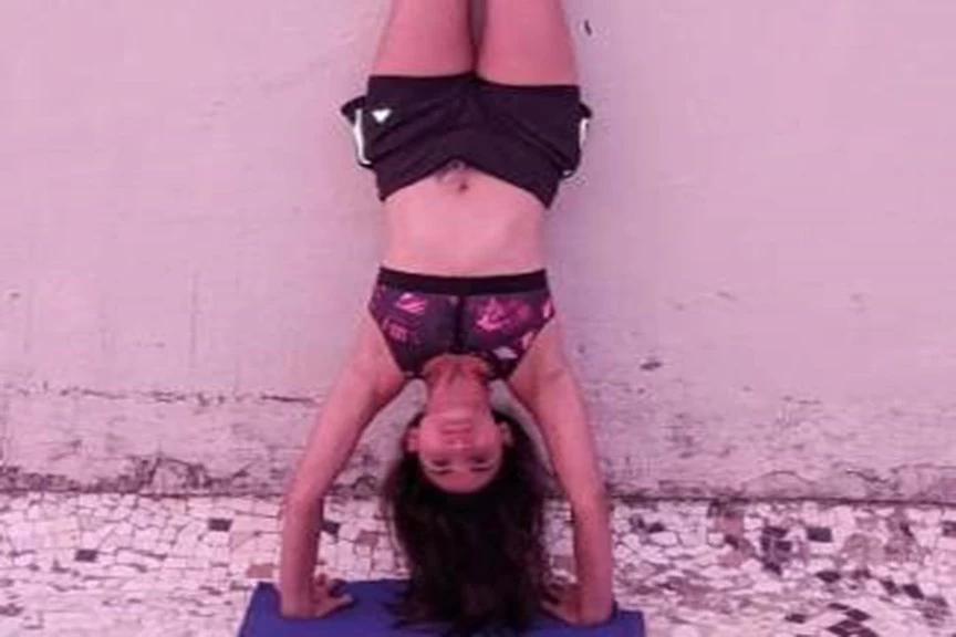Aahana Kumra Shares Some Upside Down Wednesday Wisdom