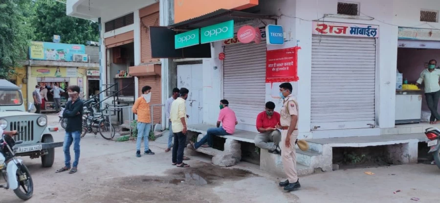 भीनमाल में कोरोना तो बेकाबू, शहरवासी भी बरत रहे लापरवाही