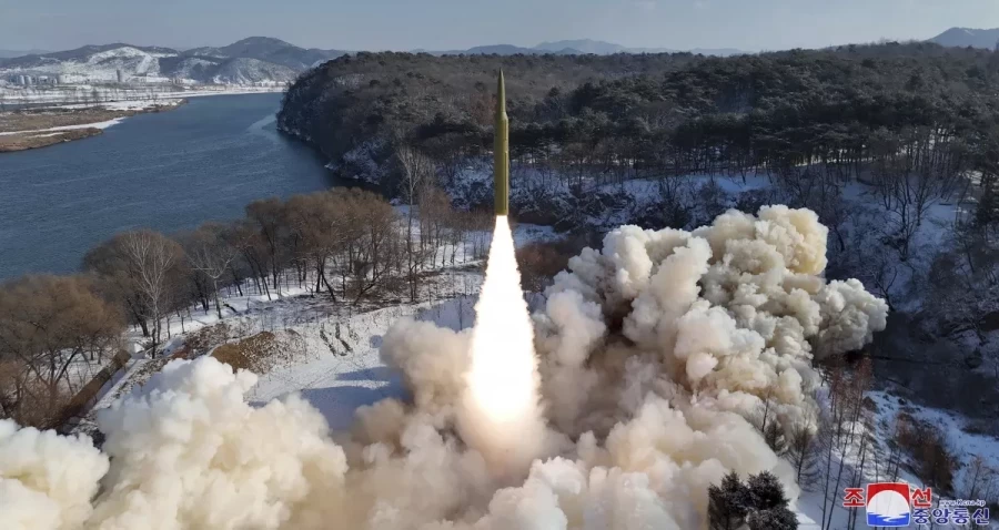 Then North Korea conducted a big missile test, many countries were shocked.